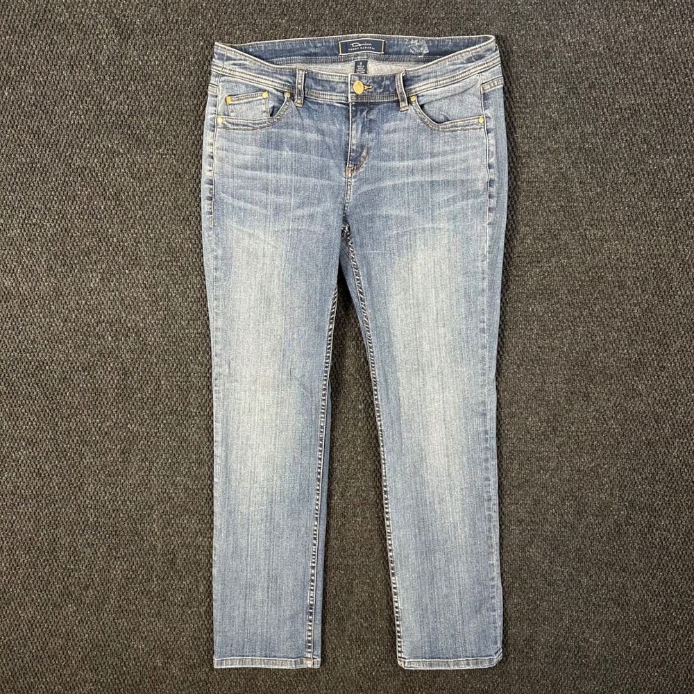 Tommy Bahama Boyfriend Jeans Women 8 (32x29) Med Coastal Wash Stretch Denim
